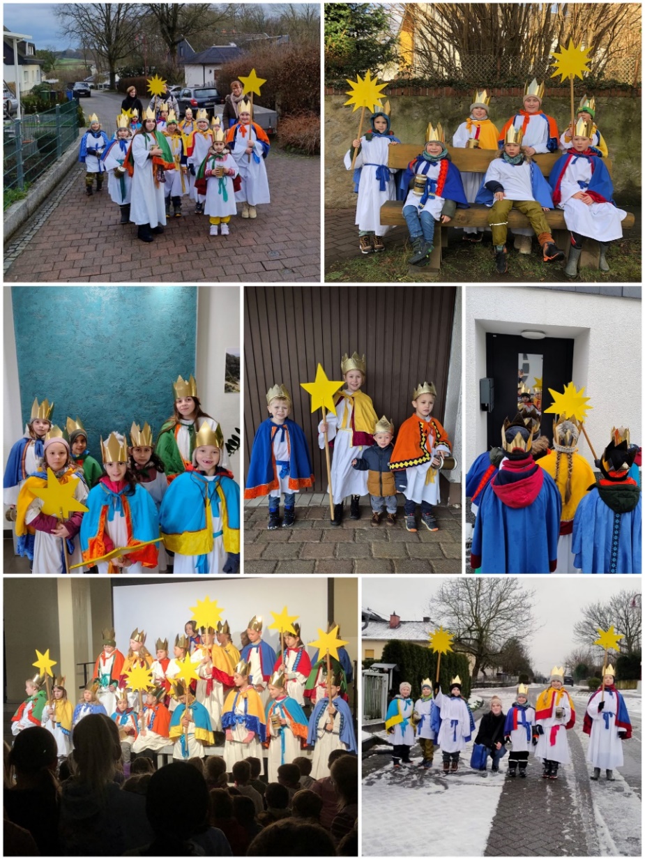 Sternsinger im Einsatz