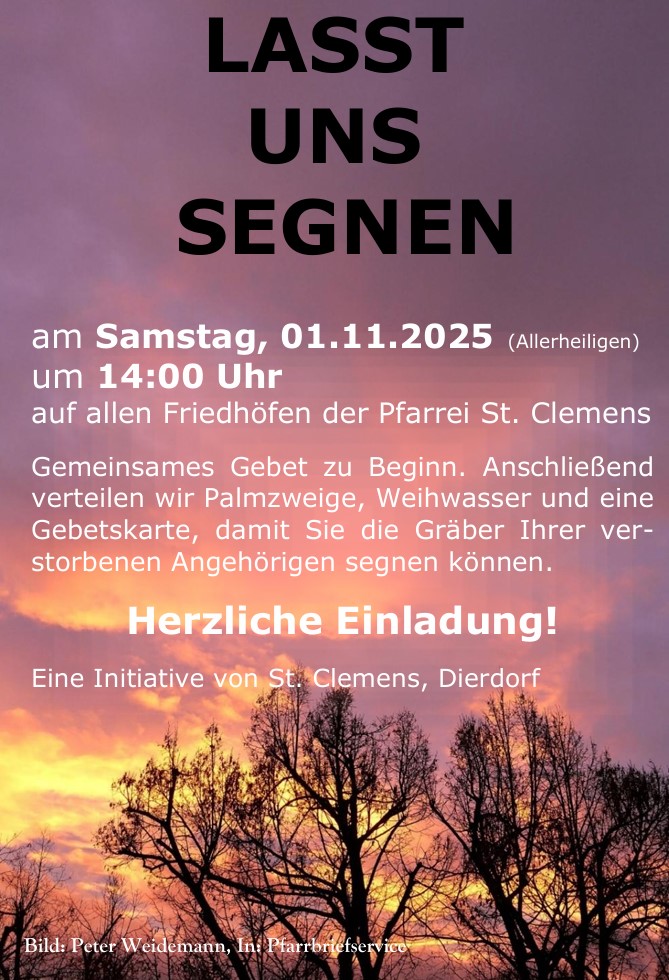Lasst uns segnen