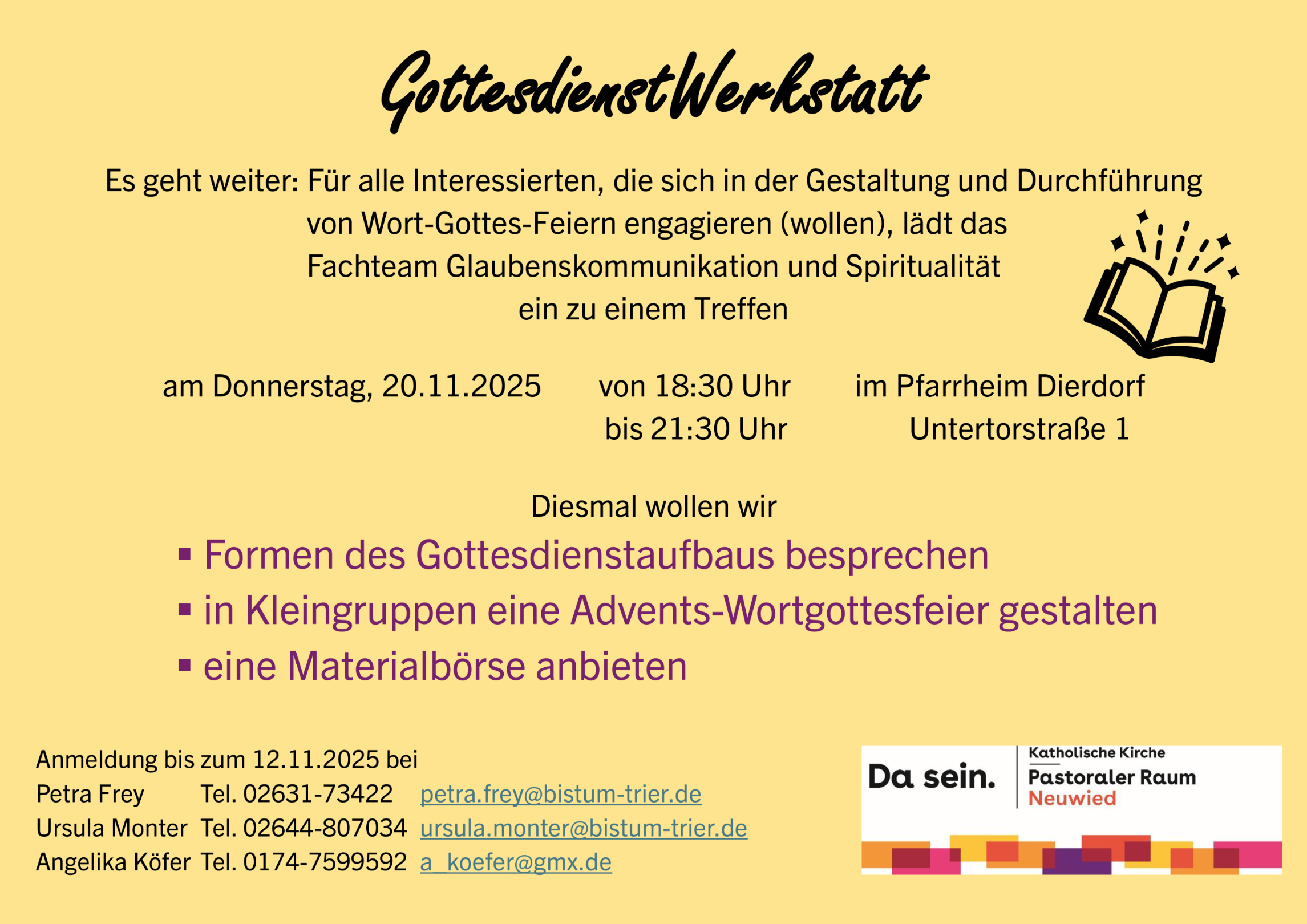 GottesdienstWerkstatt 20.11.2025