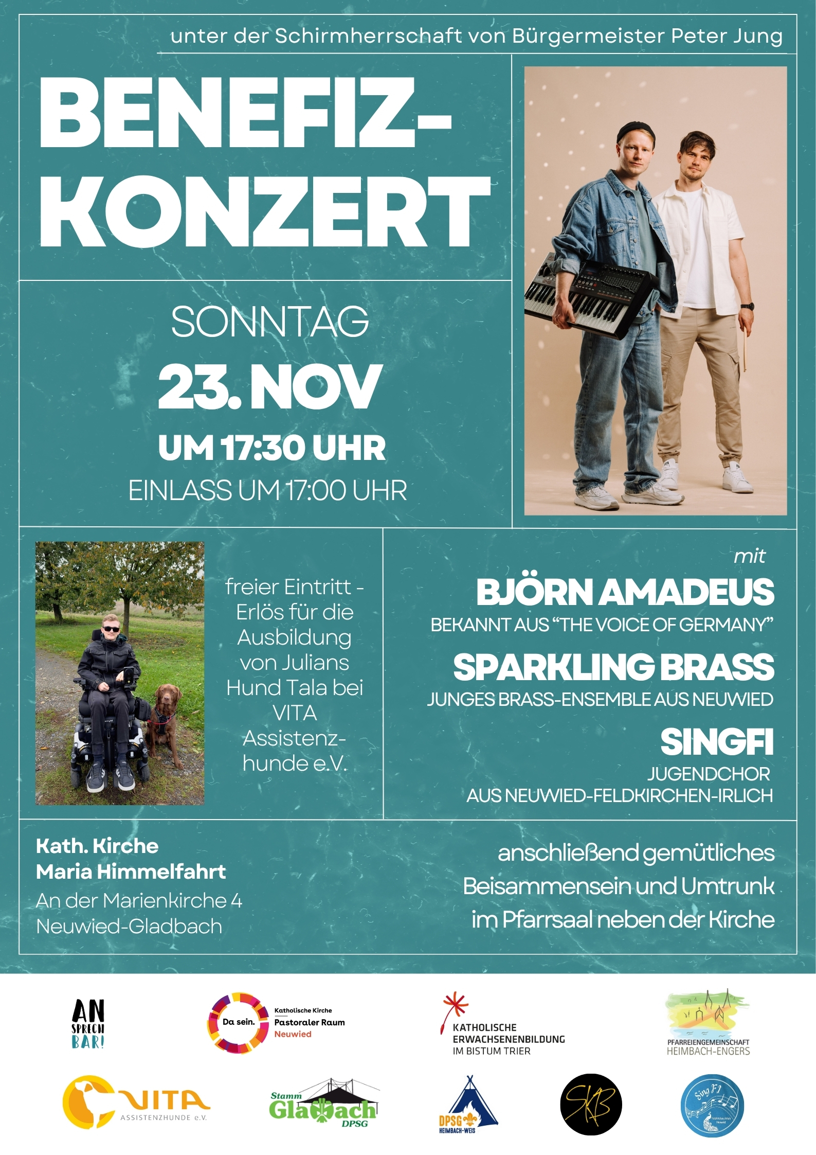 Benefizkonzert 23.11. Gladbach