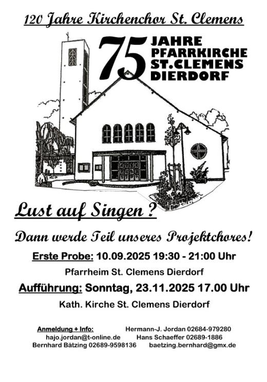 75 JAHRE ST CLEMENS