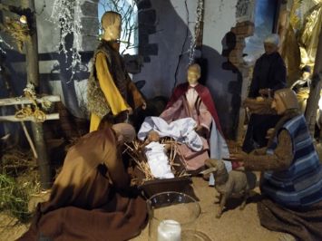 Hirten besuchen das Jensuskind