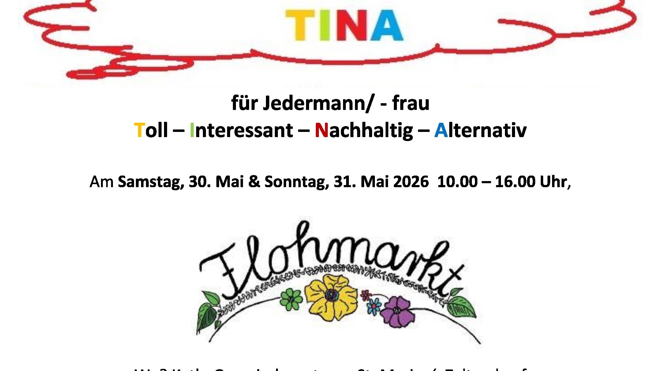 TINA Flohmarkt Sommer 26