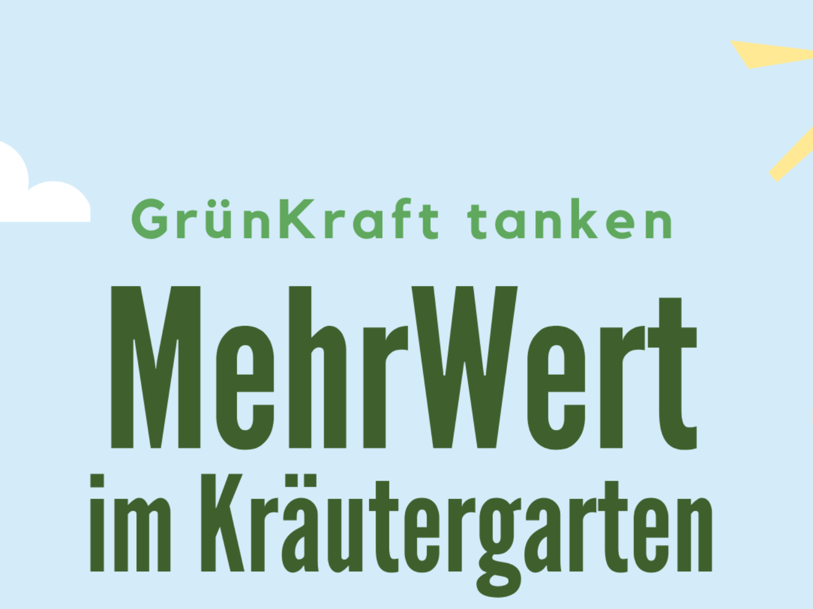 MehrWert im Kräutergarten