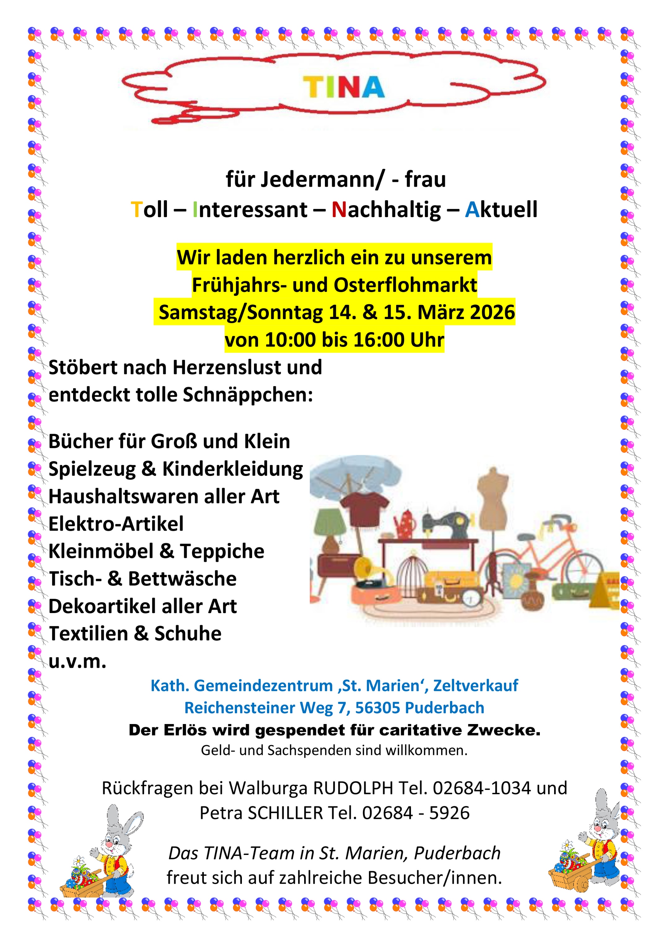 Frühjahrs- und Osterflohmarkt 2026
