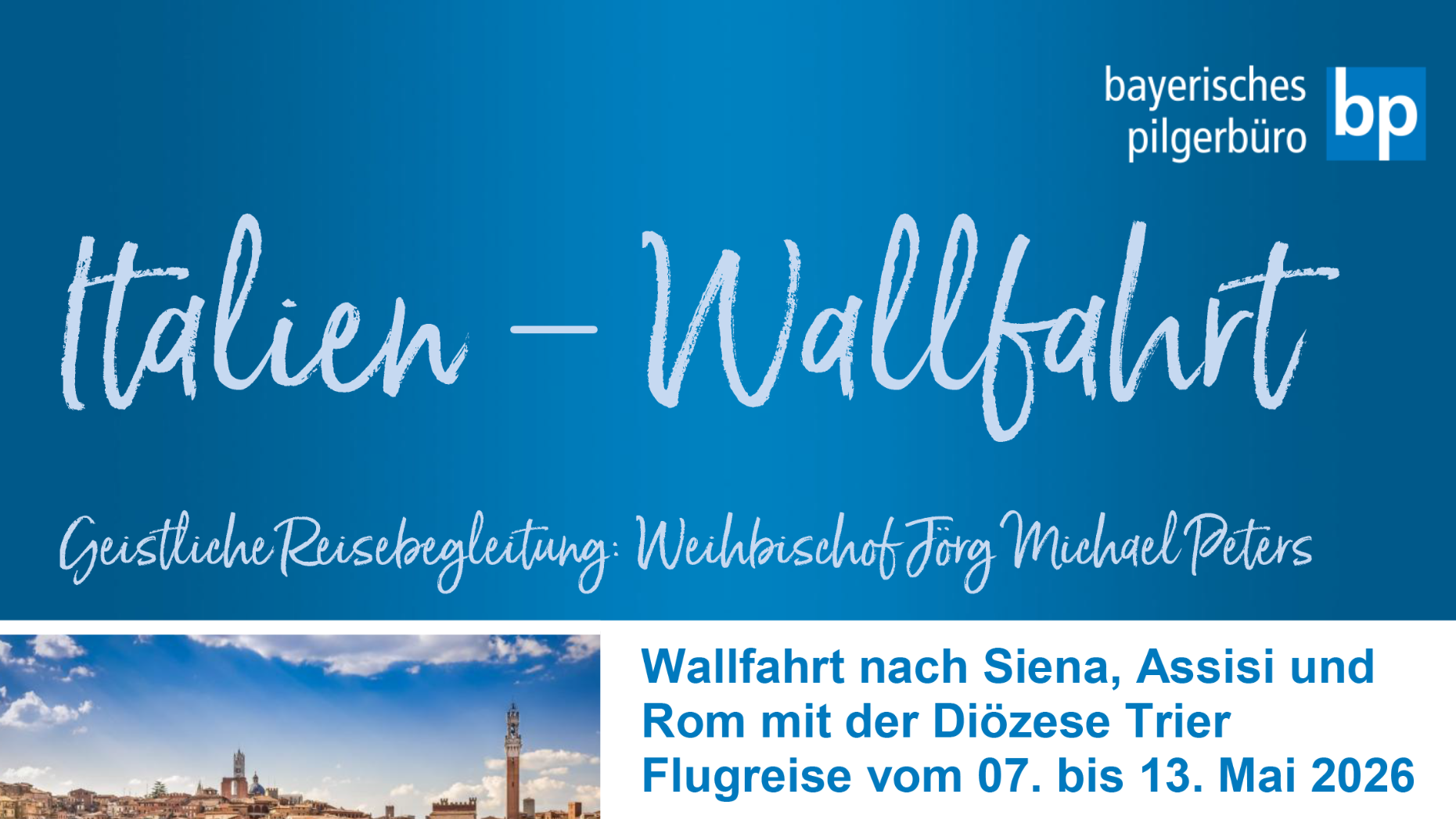 Italien Wallfahrt 2026