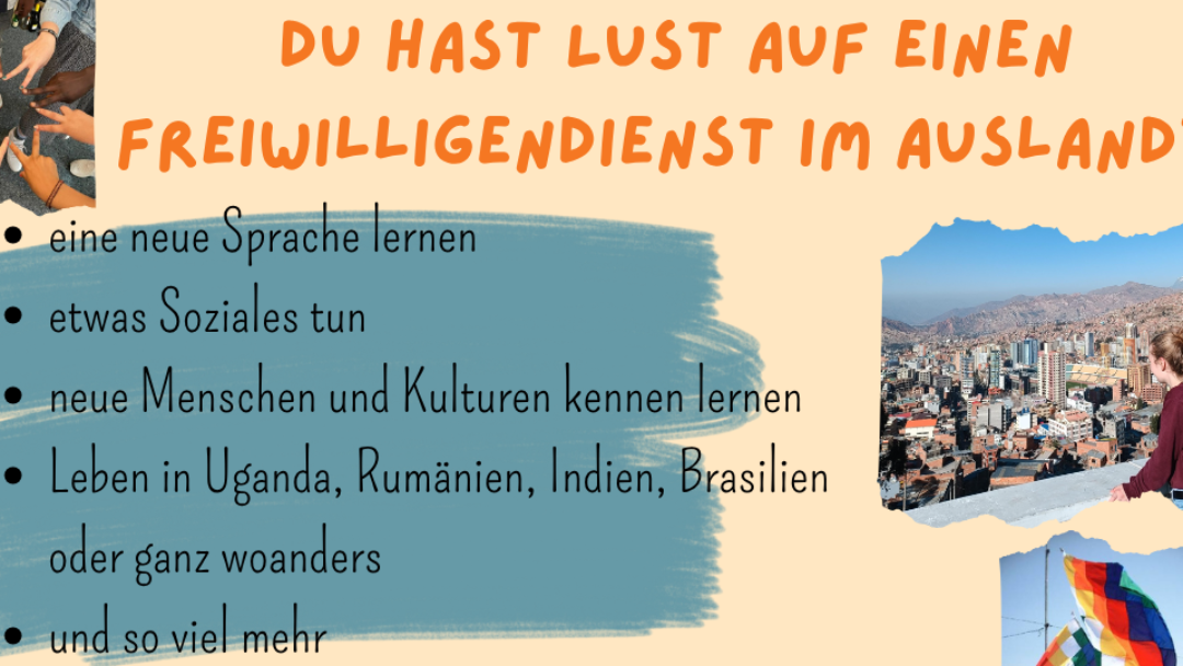 Bewirb dich jetzt für deinen Freiwilligendienst im Ausland