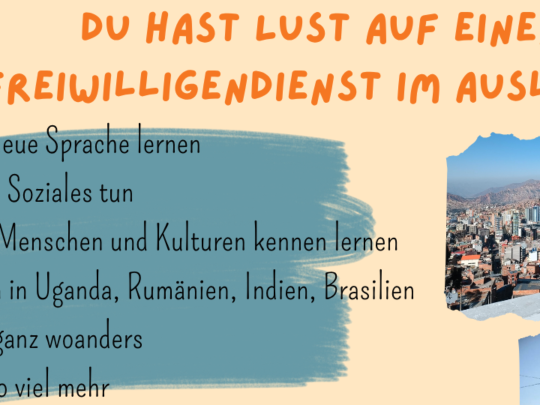 Bewirb dich jetzt für deinen Freiwilligendienst im Ausland