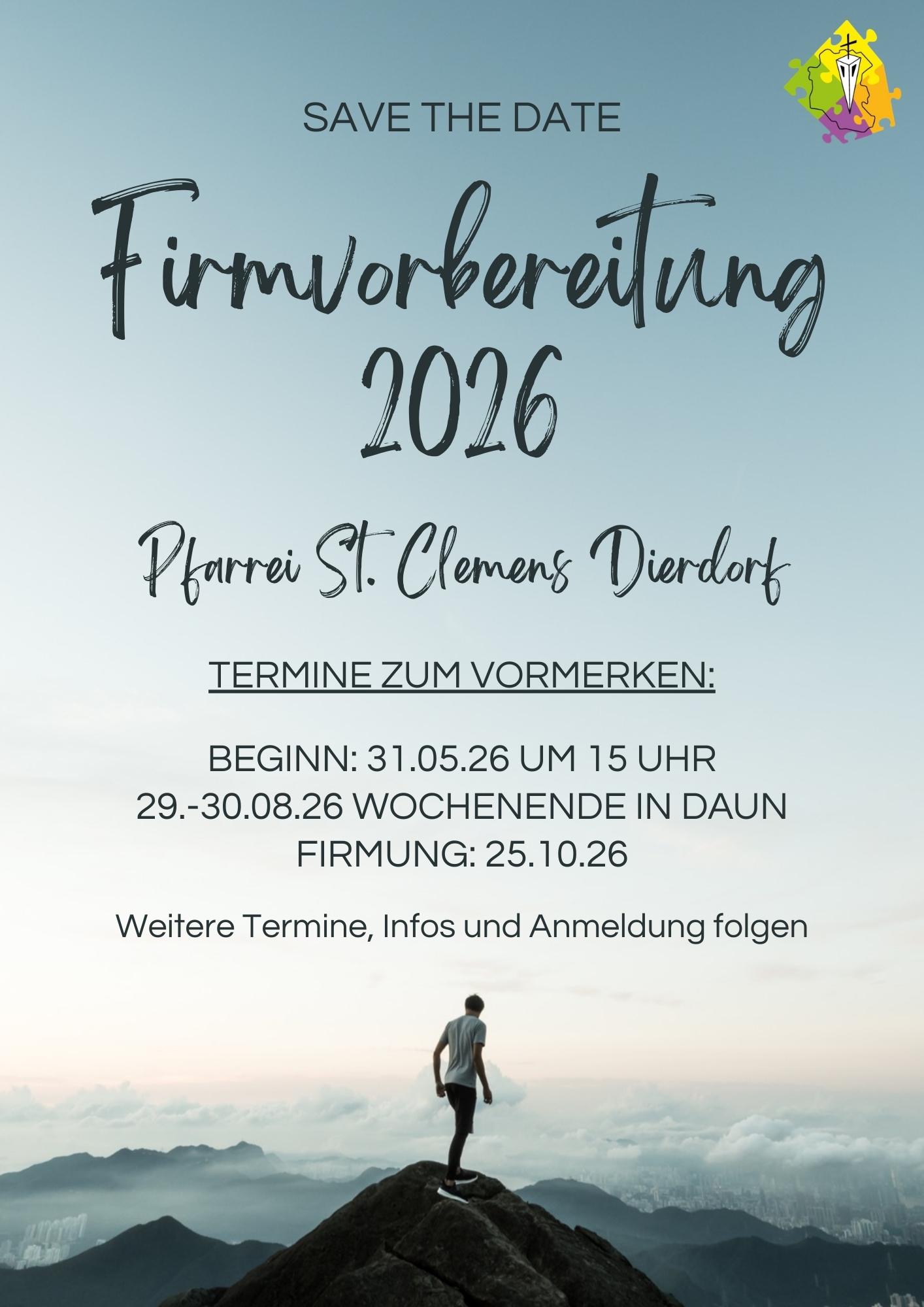 Flyer Firmvorbereitung 2026 St. Clemens