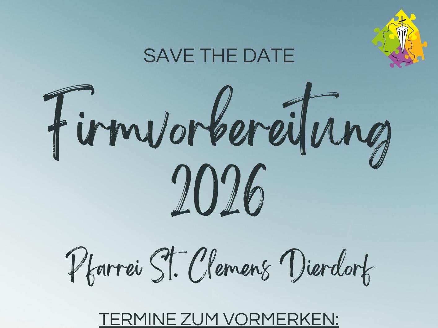 Flyer Firmvorbereitung St. Clemens