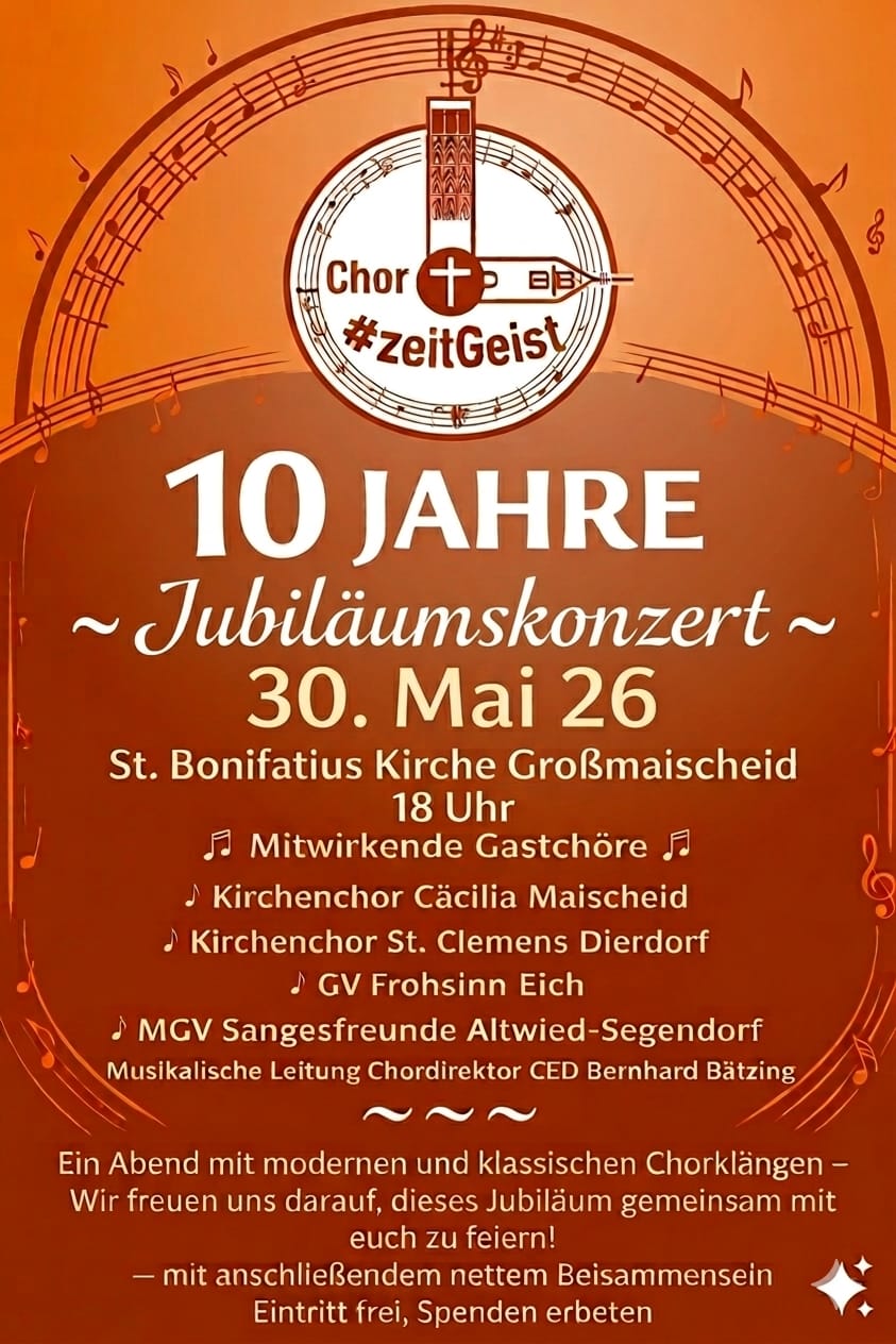 Jubiläumskonzert  · 10 Jahre #zeitGeist
