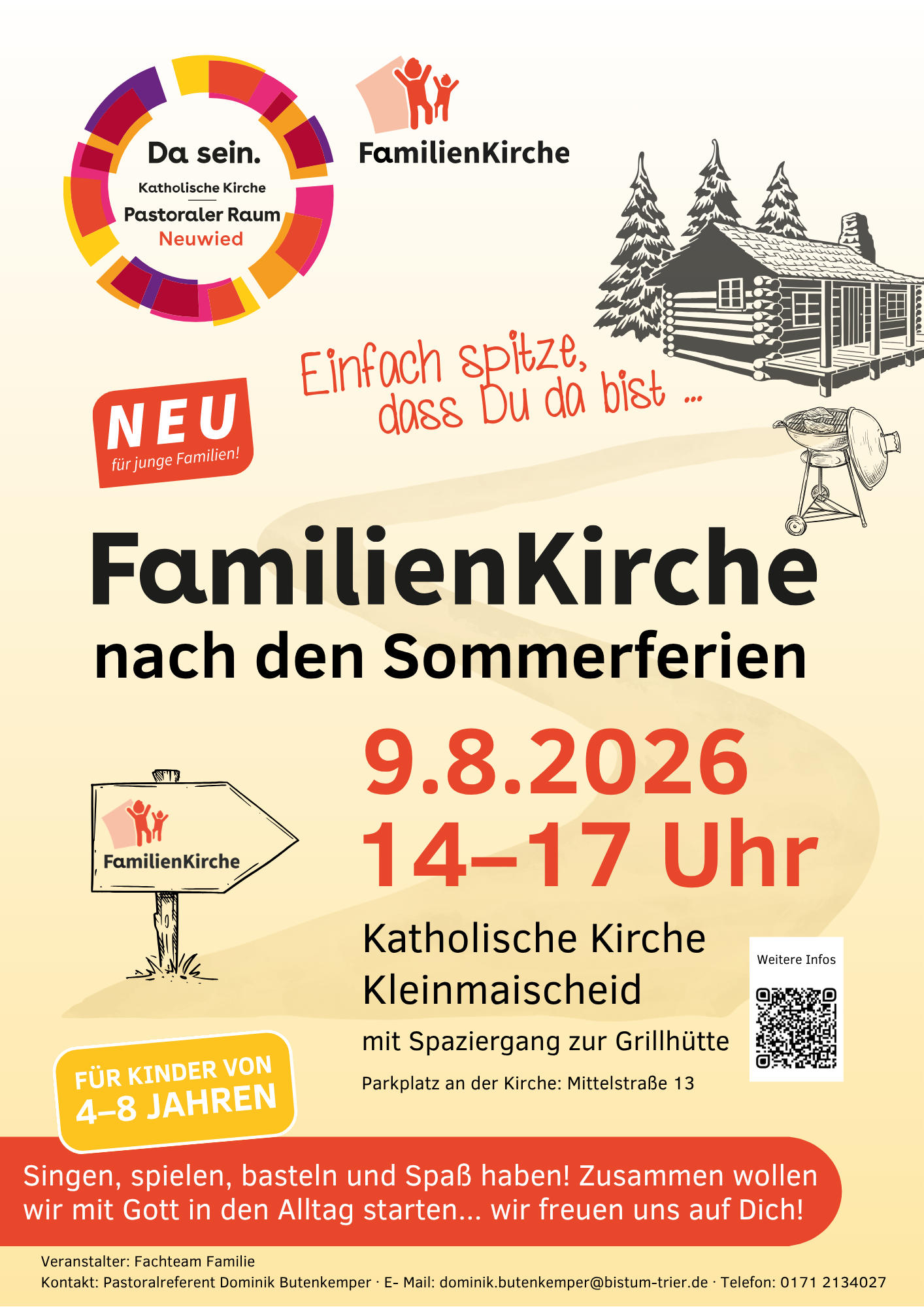 FamilienKirche nach den Sommerferien 2026: Kleinmaischeid
