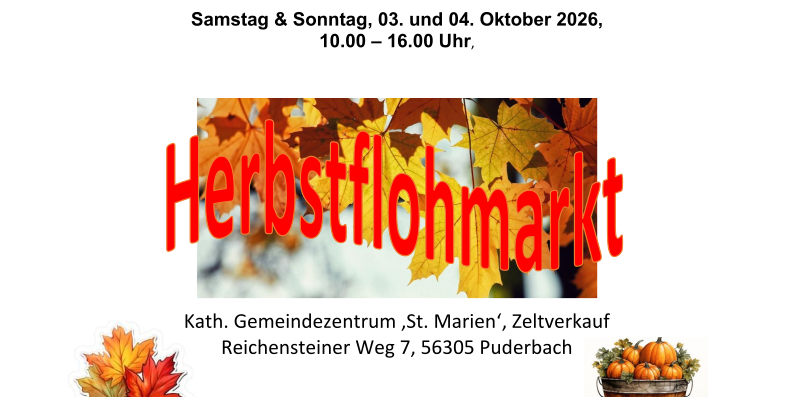 TINA Flohmarkt 2026-10 Poster