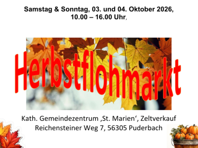 Flohmarkt TINA (Herbst)