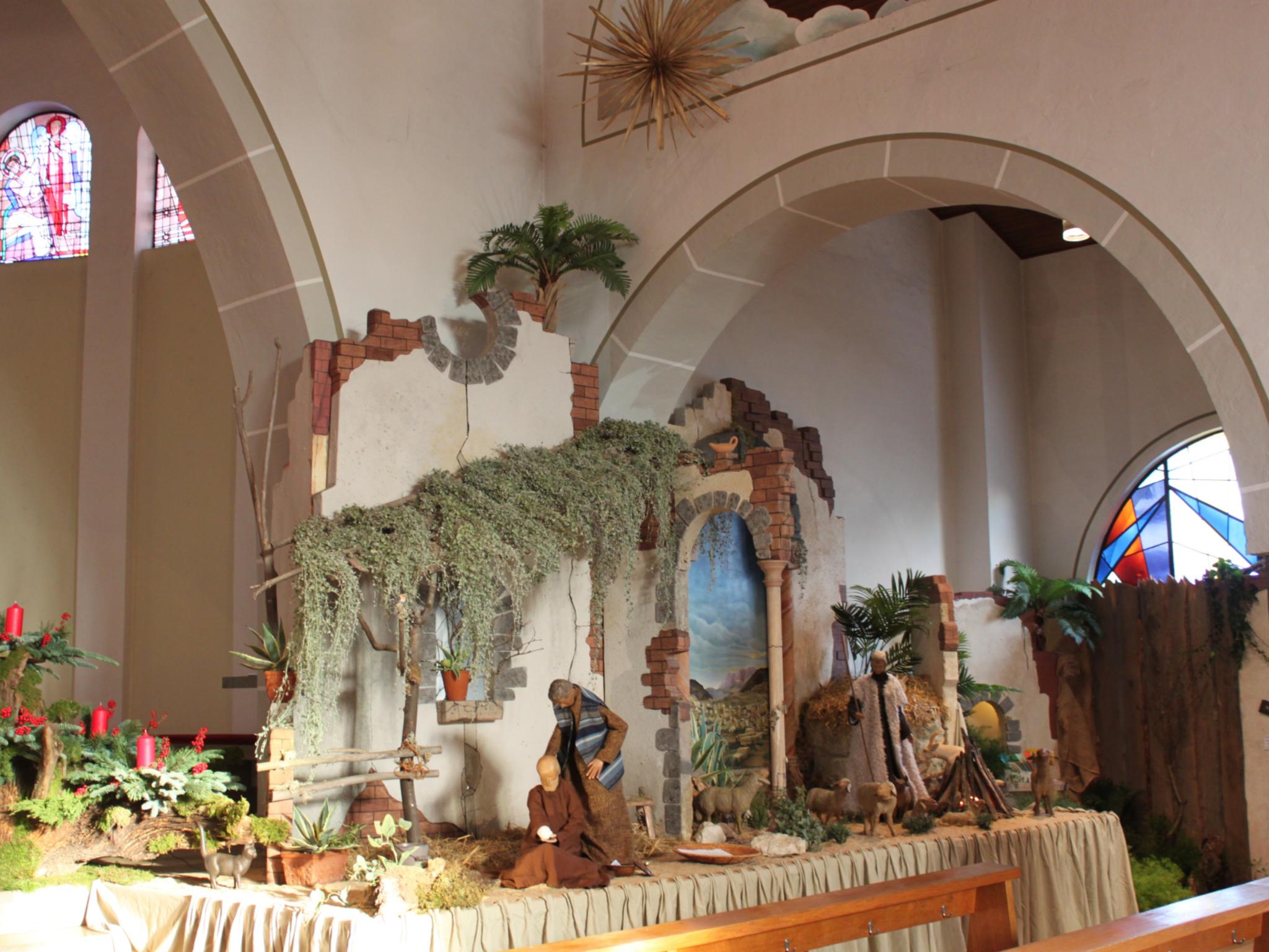 Ein Bild der Krippe aus der ersten Adventswoche 2023