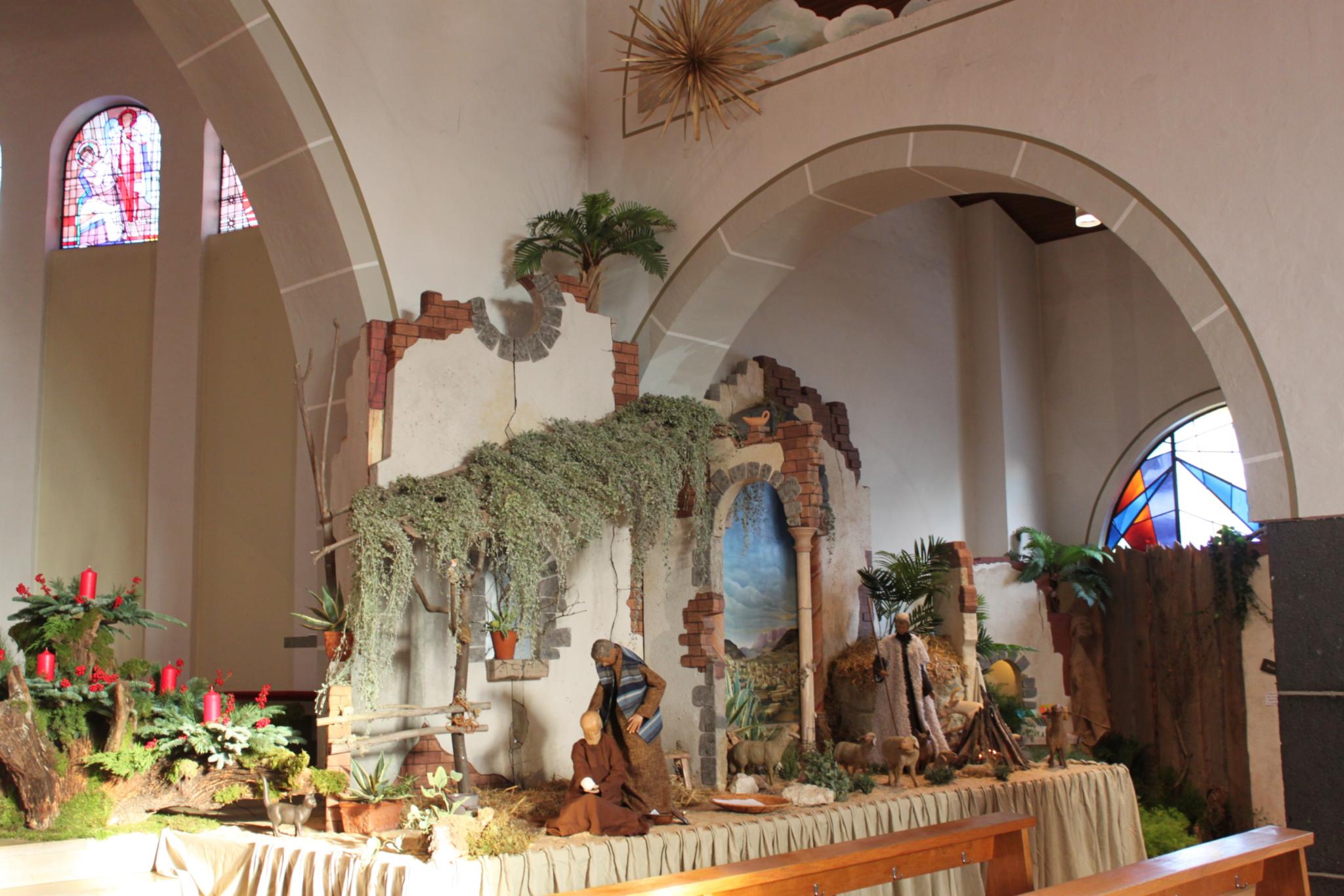 Ein Bild der Krippe aus der ersten Adventswoche 2023