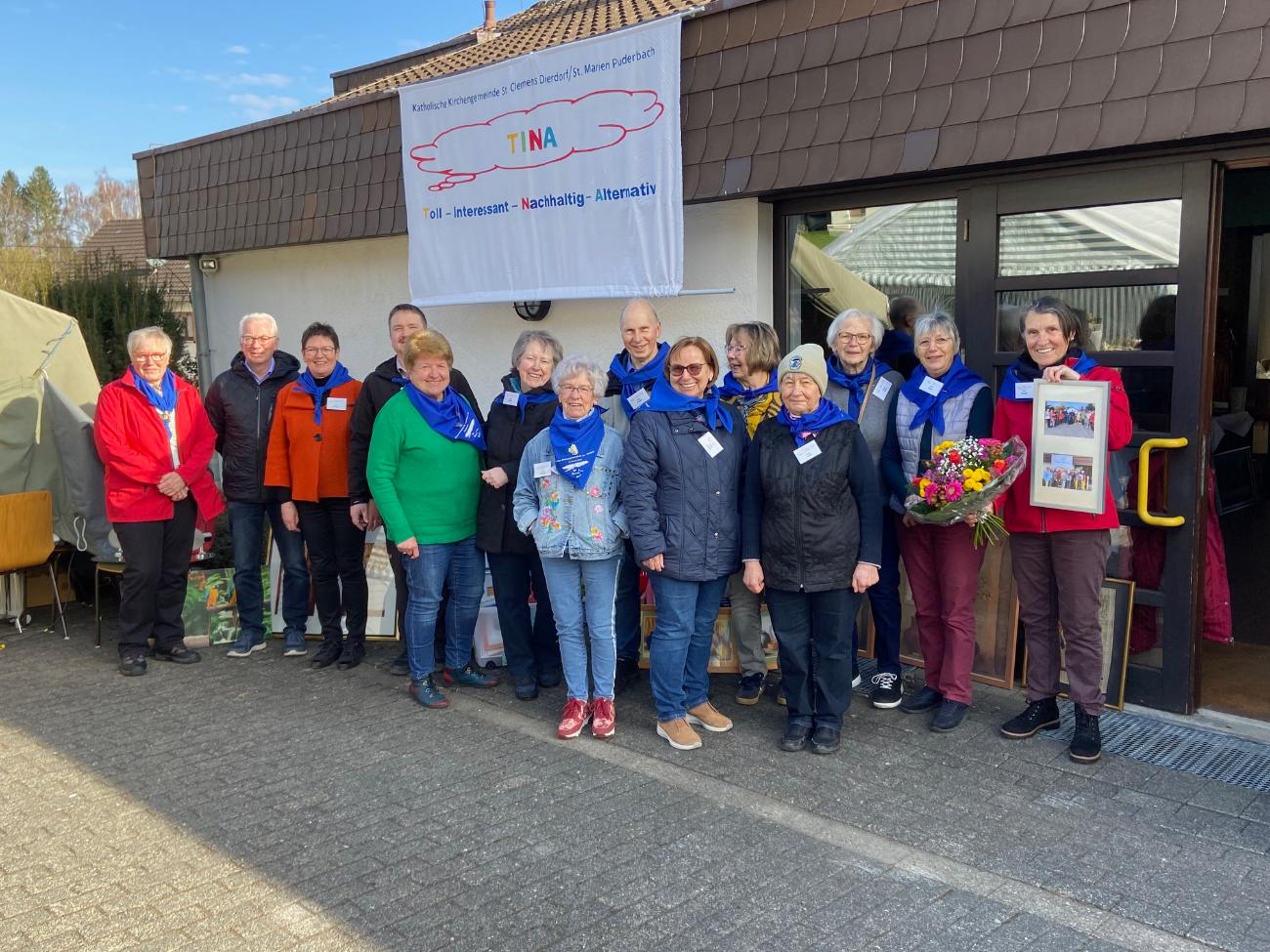 Das TINA-Team verabschiedet Ursel & Hermann Hahn