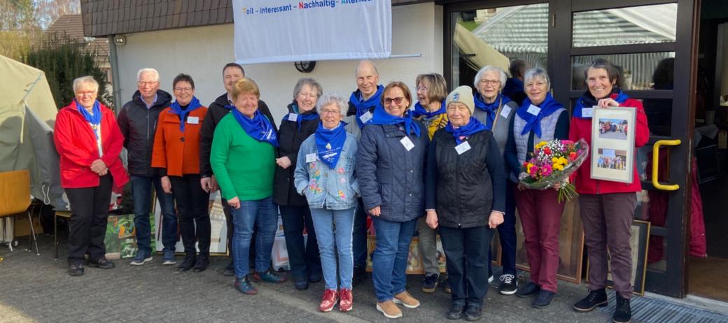 Das TINA-Team verabschiedet Ursel & Hermann Hahn